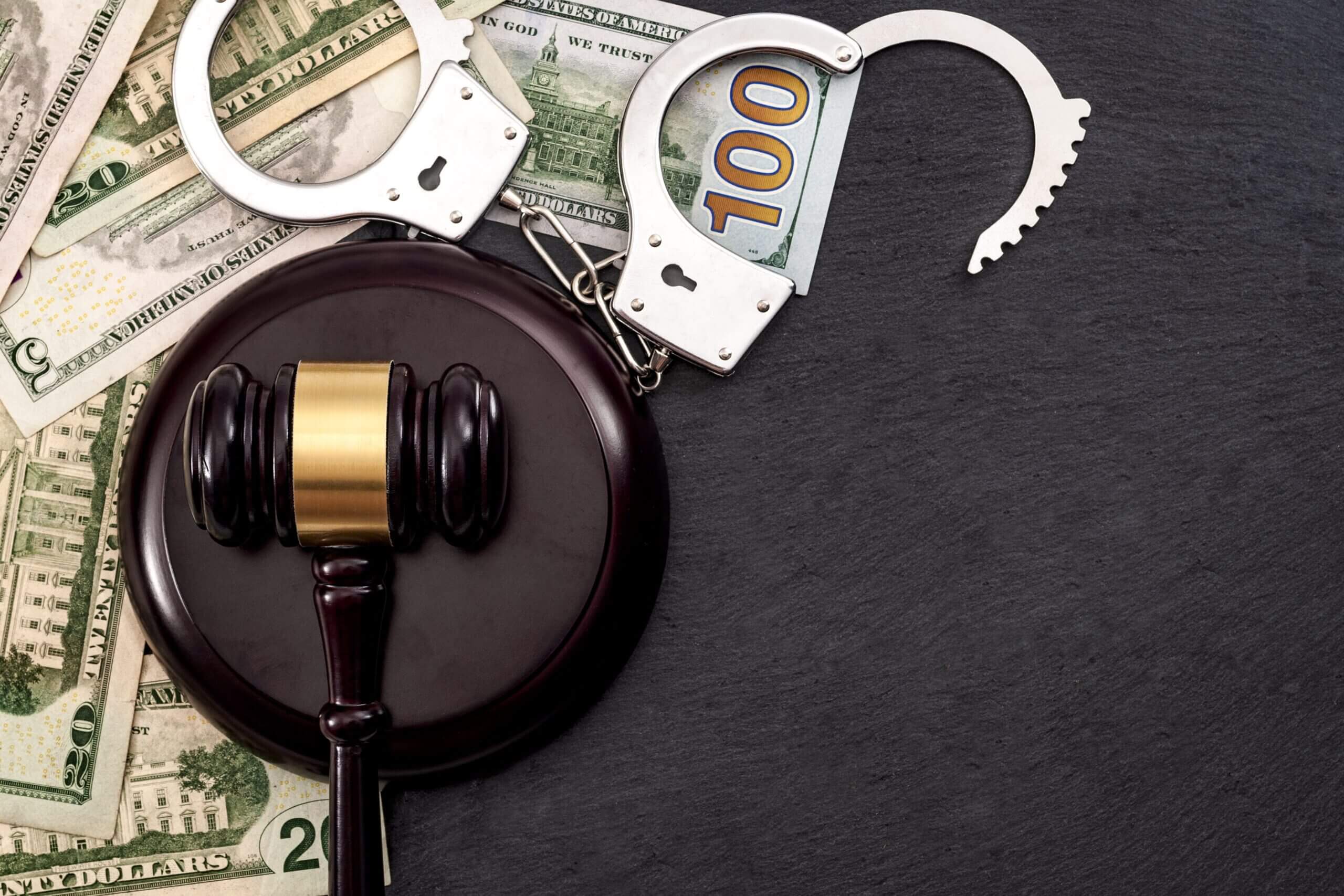 Legal justice and money concept