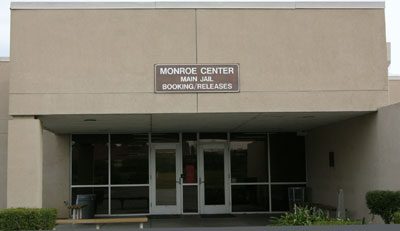 Monroe Center jail entrance